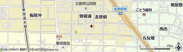 愛知県一宮市北方町北方北曽根177周辺の地図