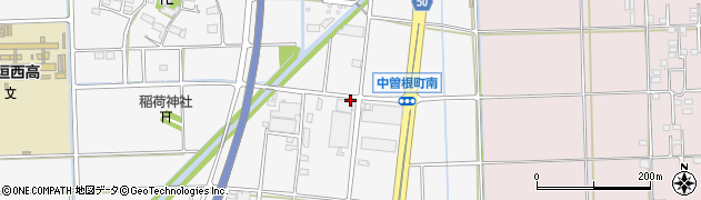 中曽根町南周辺の地図