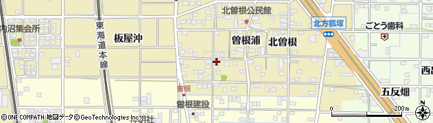 愛知県一宮市北方町北方北曽根158周辺の地図