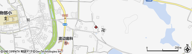 京都府綾部市物部町（北馬場）周辺の地図