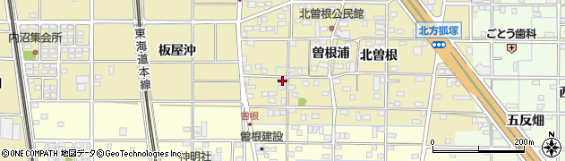愛知県一宮市北方町北方北曽根157周辺の地図