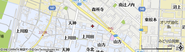 愛知県一宮市木曽川町里小牧寺北5周辺の地図