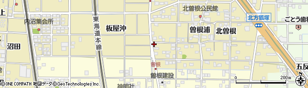 愛知県一宮市北方町北方北曽根135周辺の地図