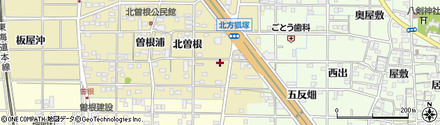 愛知県一宮市北方町北方北曽根203周辺の地図