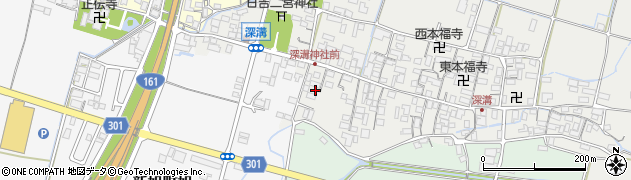 滋賀県高島市新旭町深溝992周辺の地図
