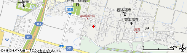 滋賀県高島市新旭町深溝1002周辺の地図