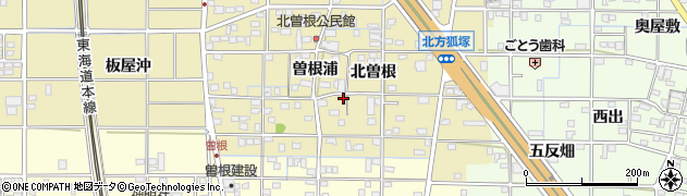 愛知県一宮市北方町北方北曽根180周辺の地図