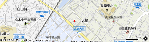 愛知県丹羽郡扶桑町高雄犬堀148周辺の地図