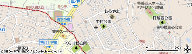 神奈川県鎌倉市城廻580周辺の地図