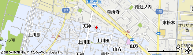 愛知県一宮市木曽川町里小牧寺北10周辺の地図