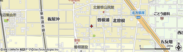 愛知県一宮市北方町北方北曽根100周辺の地図