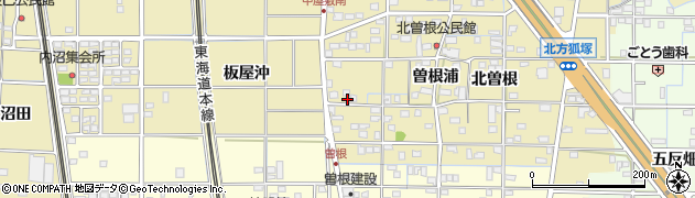 愛知県一宮市北方町北方北曽根117周辺の地図
