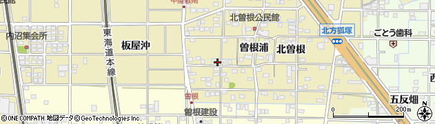 愛知県一宮市北方町北方北曽根114周辺の地図