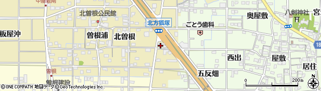 愛知県一宮市北方町北方北曽根205周辺の地図