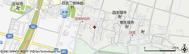 滋賀県高島市新旭町深溝1015周辺の地図