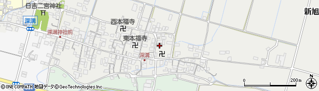 滋賀県高島市新旭町深溝1125周辺の地図