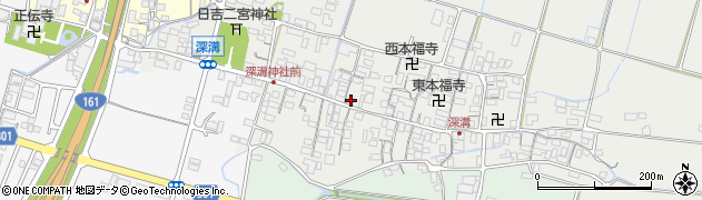 滋賀県高島市新旭町深溝1046周辺の地図