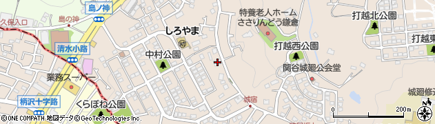 神奈川県鎌倉市城廻459周辺の地図