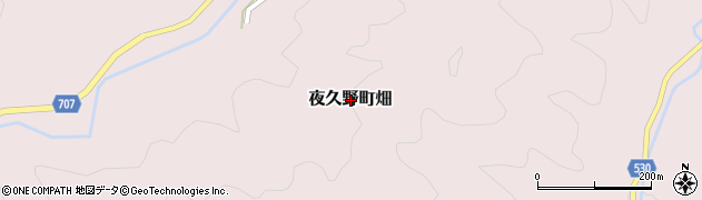 京都府福知山市夜久野町畑周辺の地図