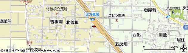 愛知県一宮市北方町北方北曽根204周辺の地図
