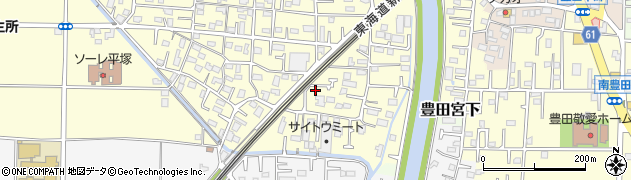 神奈川県平塚市寺田縄232周辺の地図