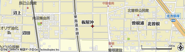 愛知県一宮市北方町北方板屋沖周辺の地図