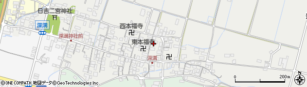 滋賀県高島市新旭町深溝1108周辺の地図
