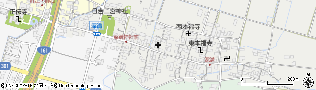 滋賀県高島市新旭町深溝1047周辺の地図