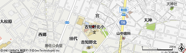 江南市立古知野北小学校周辺の地図
