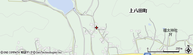 京都府綾部市上八田町（薬師前）周辺の地図
