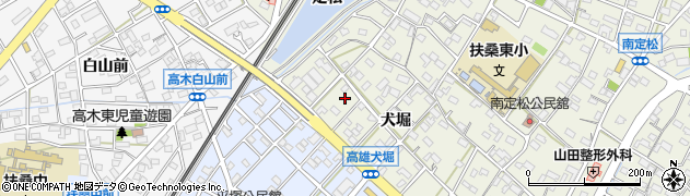 愛知県丹羽郡扶桑町高雄犬堀126周辺の地図