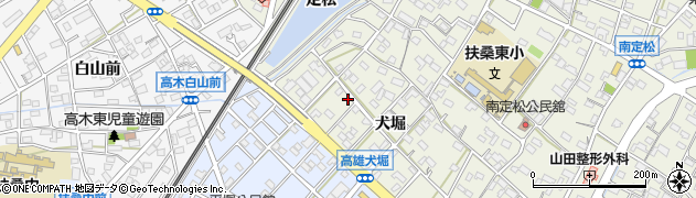 愛知県丹羽郡扶桑町高雄犬堀128周辺の地図
