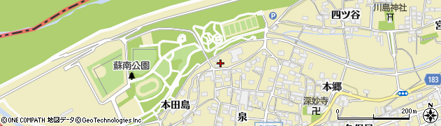本田島ボランタリイ周辺の地図