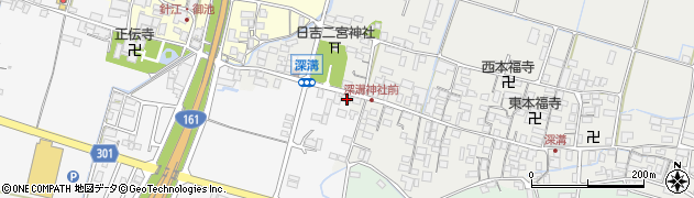 滋賀県高島市新旭町旭3周辺の地図