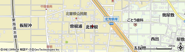 愛知県一宮市北方町北方北曽根85周辺の地図