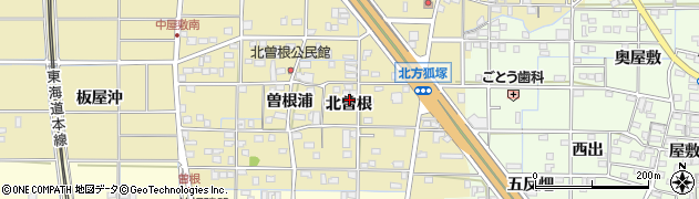 愛知県一宮市北方町北方北曽根84周辺の地図