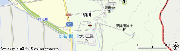 滋賀県米原市須川170周辺の地図
