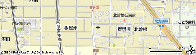 愛知県一宮市北方町北方北曽根125周辺の地図