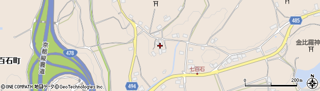 京都府綾部市七百石町大蔵周辺の地図
