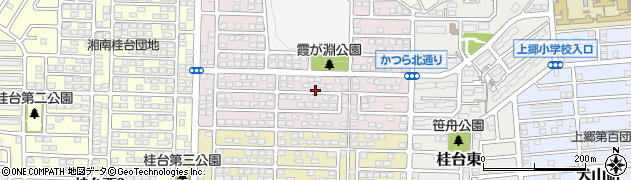 神奈川県横浜市栄区桂台北周辺の地図
