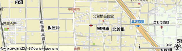 愛知県一宮市北方町北方北曽根106周辺の地図