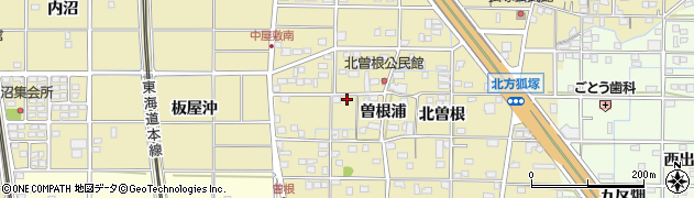 愛知県一宮市北方町北方北曽根105周辺の地図