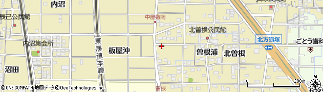 愛知県一宮市北方町北方北曽根122周辺の地図