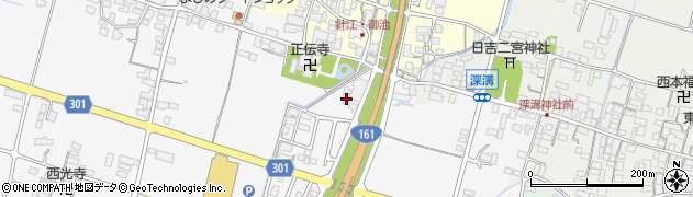 滋賀県高島市新旭町旭35周辺の地図