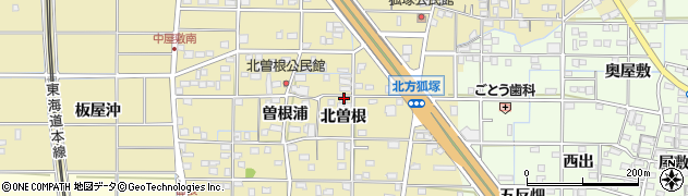 愛知県一宮市北方町北方北曽根86周辺の地図
