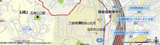 三菱電機観音山社宅周辺の地図