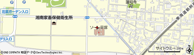 神奈川県平塚市寺田縄264周辺の地図