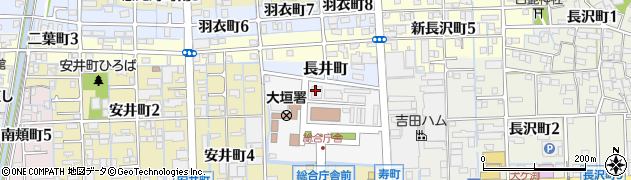 西濃総合庁舎西濃県税事務所周辺の地図