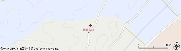 鳥取県西伯郡南部町高姫783周辺の地図