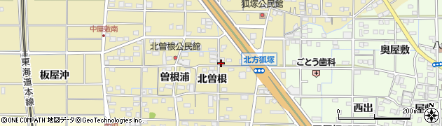 愛知県一宮市北方町北方北曽根55周辺の地図